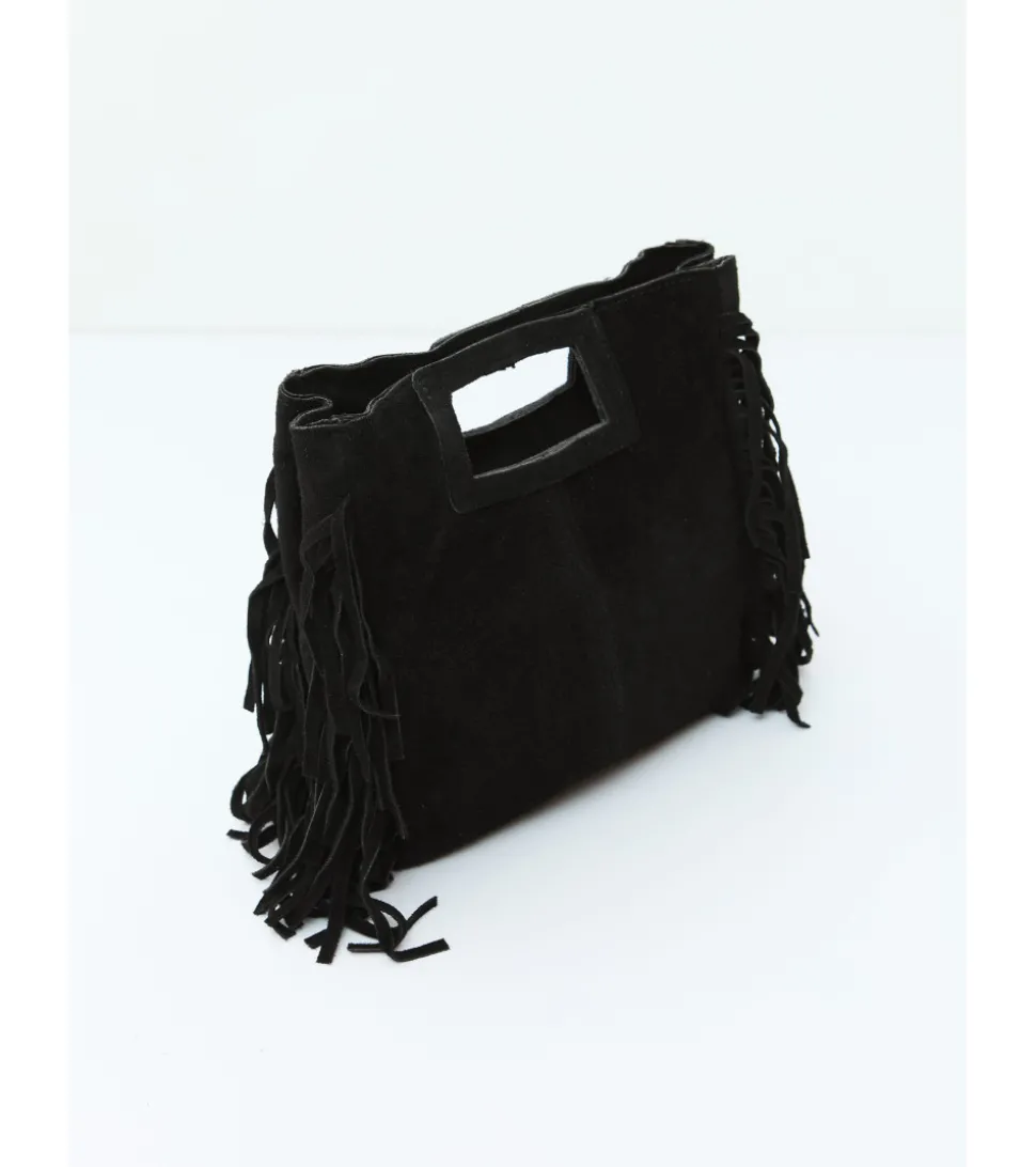 BOLSO PIEL FLECOS