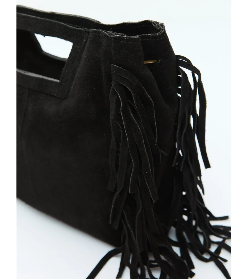 BOLSO PIEL FLECOS