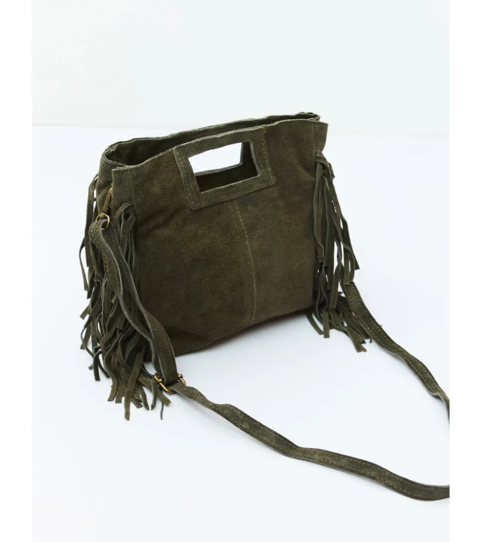 BOLSO PIEL FLECOS
