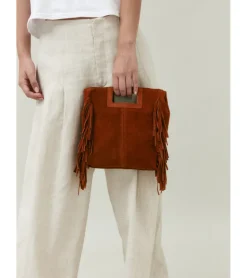 BOLSO PIEL FLECOS CALDERO