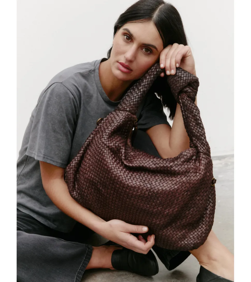 BOLSO PIEL TRENZADO NUDO