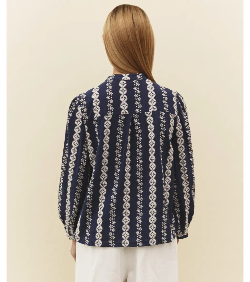CAMISA ALGODÓN BORDADOS