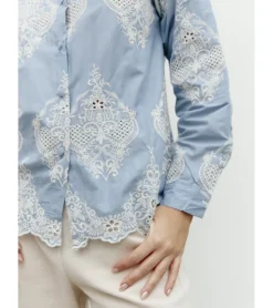 CAMISA ALGODÓN FLORES FLORES