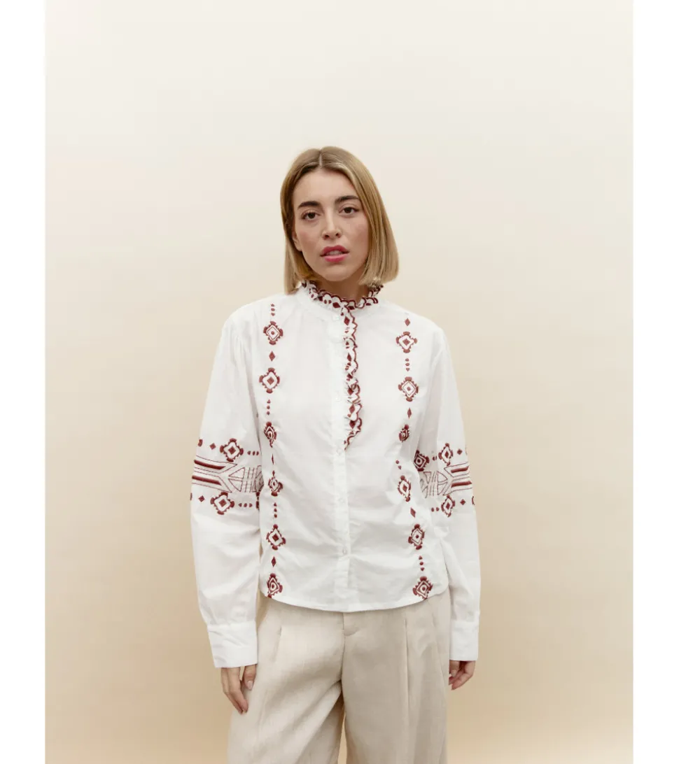 CAMISA BOHO BORDADOS