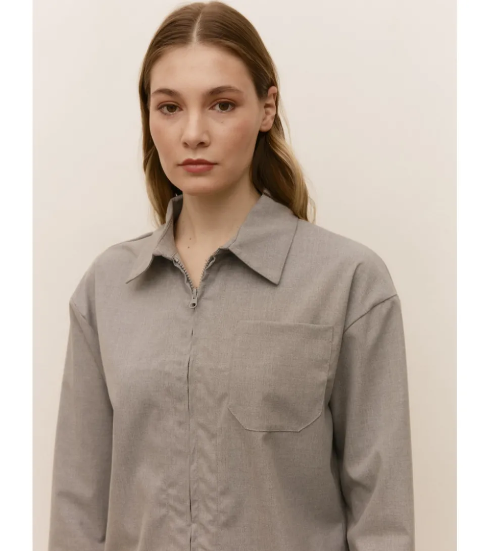 CAMISA CON CREMALLERA