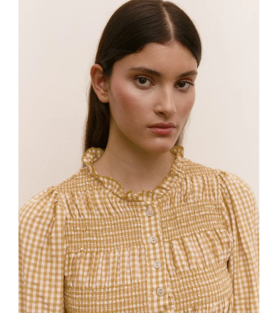 CAMISA CUADRO VICHY BOTONES