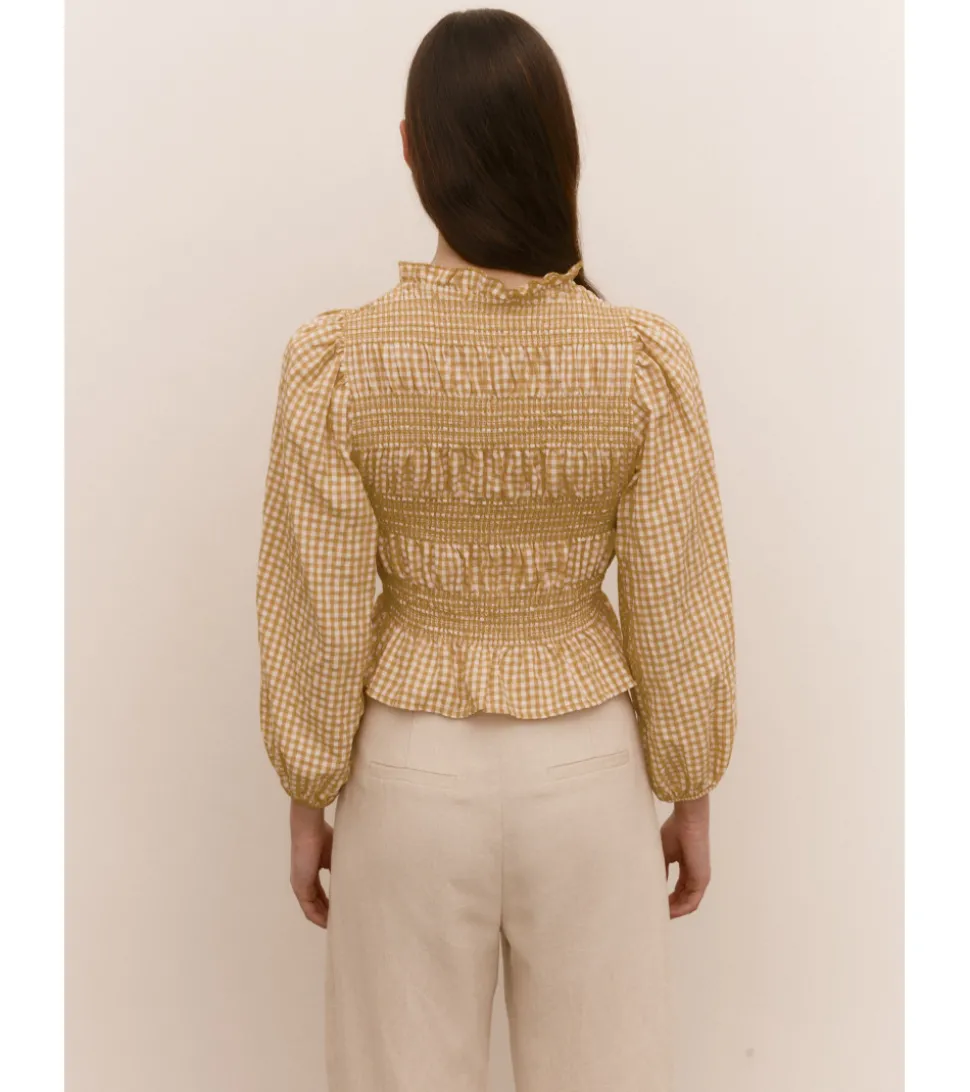 CAMISA CUADRO VICHY BOTONES