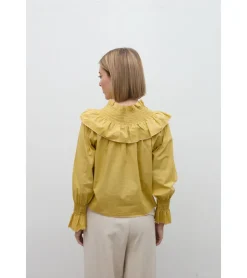 CAMISA CUELLO VOLANTE