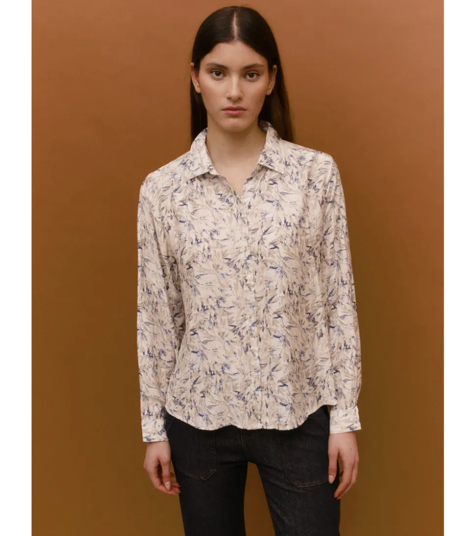 CAMISA ESTAMPADO HOJAS