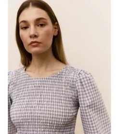 CAMISA FRUNCIDA CUADRO VICHY