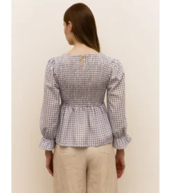 CAMISA FRUNCIDA CUADRO VICHY