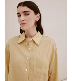 CAMISA LINO ABERTURAS ESPALDA