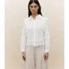 CAMISA PERFORADA VOLANTES
