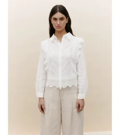 CAMISA PERFORADA VOLANTES