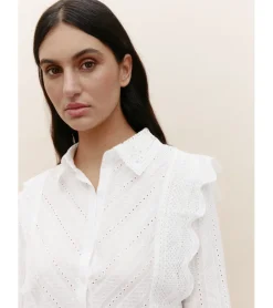 CAMISA PERFORADA VOLANTES