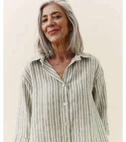 CAMISA RAYAS BOTONES