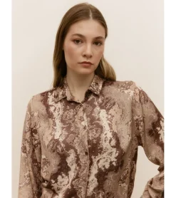 CAMISA SATINADA ESTAMPADA