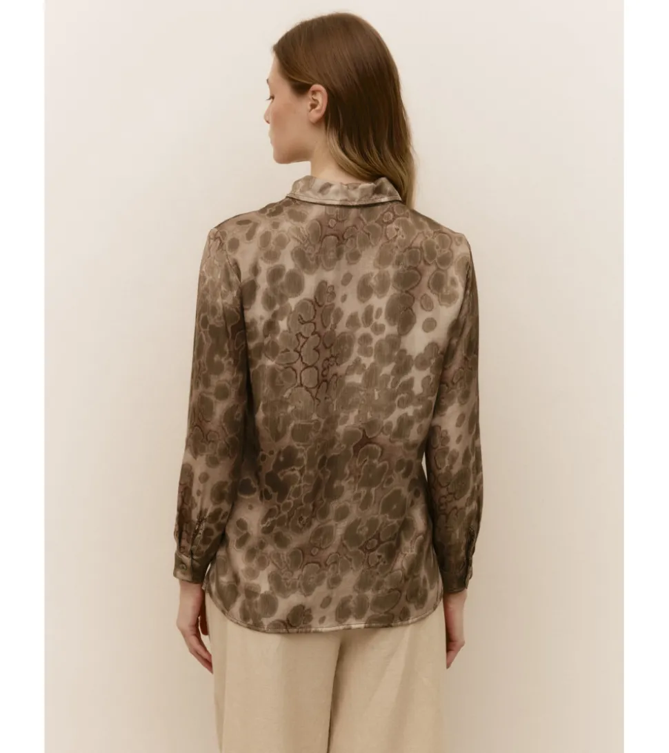 CAMISA SATINADA ESTAMPADA