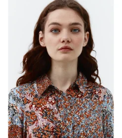 CAMISA SATINADA ESTAMPADA