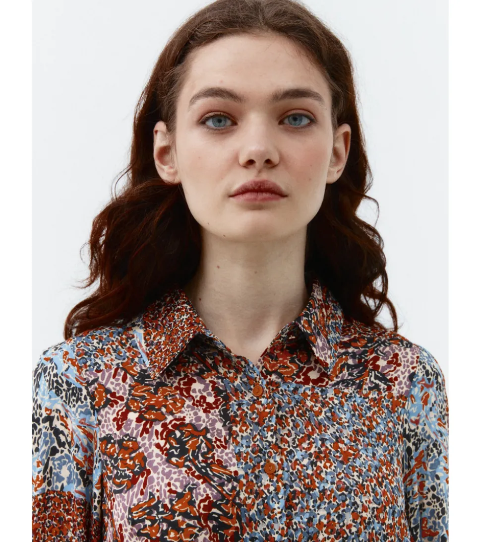 CAMISA SATINADA ESTAMPADA