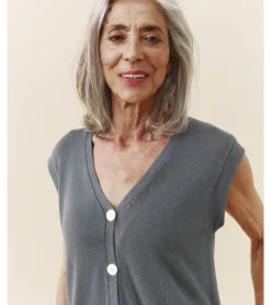 CHALECO PUNTO BOTONES