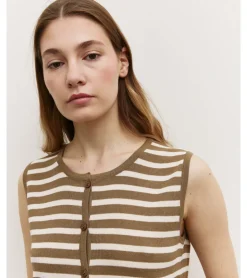 CHALECO RAYAS BOTONES