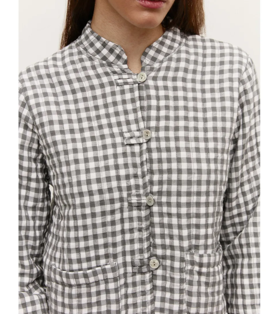 CHAQUETA ACOLCHADA VICHY