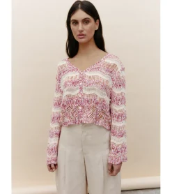 CHAQUETA COMBINADA CROCHET