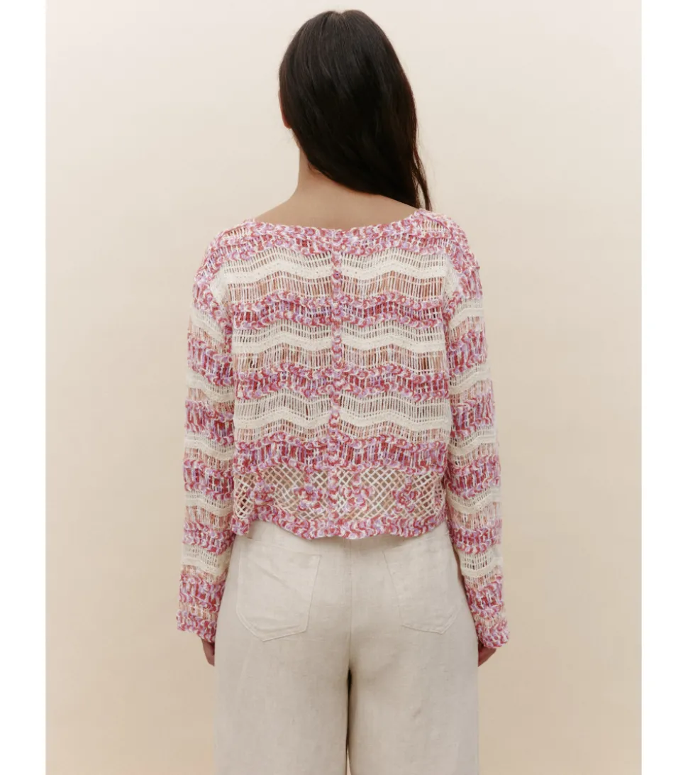 CHAQUETA COMBINADA CROCHET