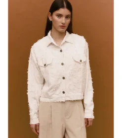 CHAQUETA DESFLECADA LENTEJUELAS