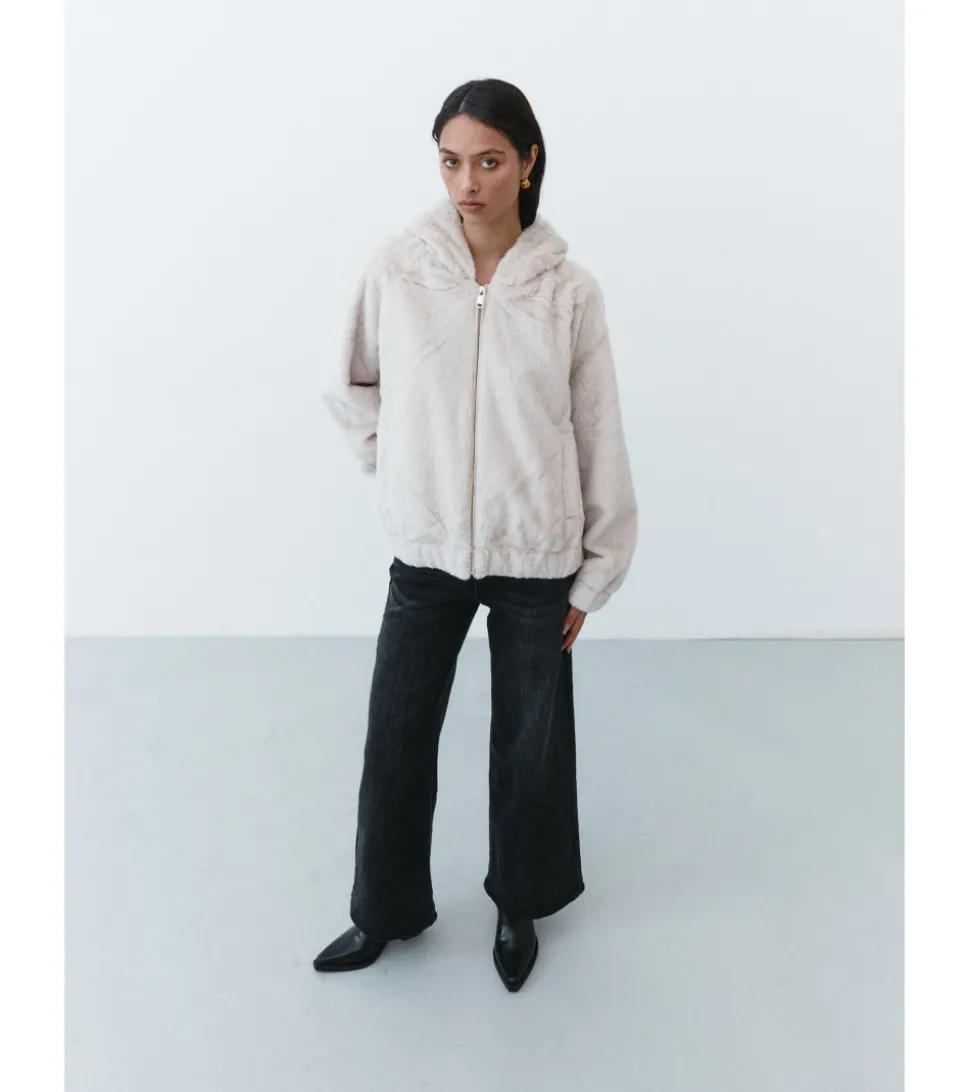 CHAQUETA EFECTO PELO
