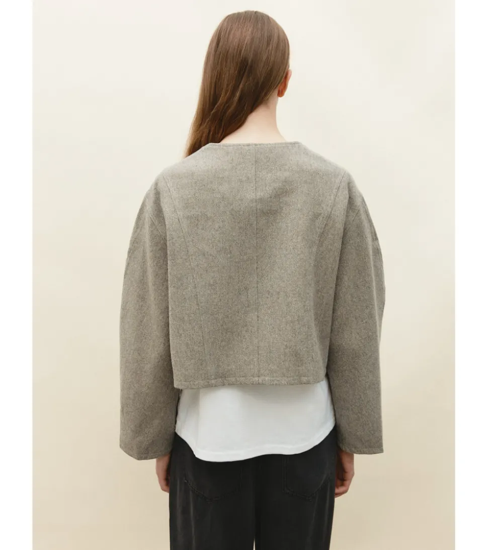 CHAQUETA LANA ALGODÓN