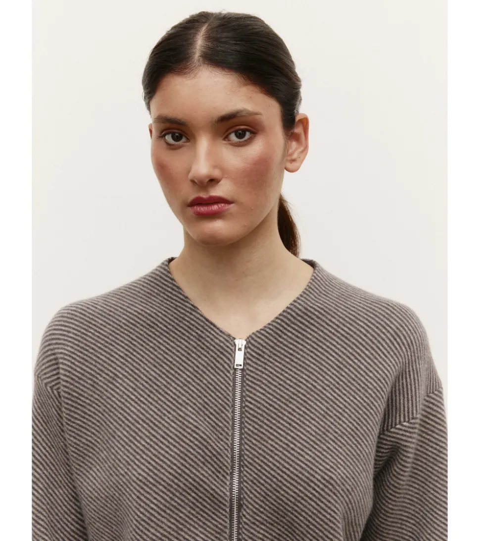 CHAQUETA LANA CREMALLERA
