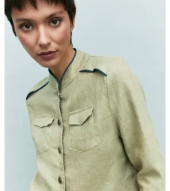 CHAQUETA LINO BOTONES