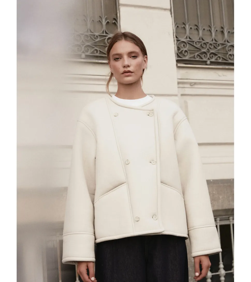 CHAQUETA PIEL CRUCE