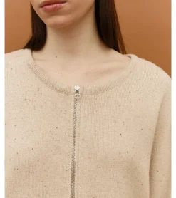 CHAQUETA PUNTO JASPEADA