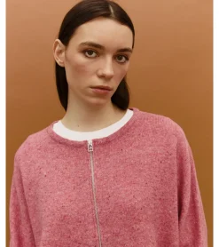 CHAQUETA PUNTO JASPEADA