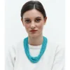 COLLAR CUENTAS TURQUESAS