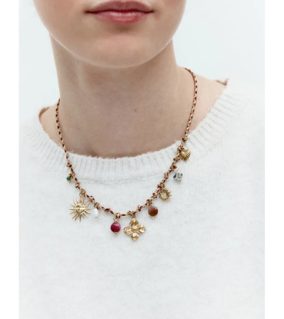 COLLAR CUERDA CHARMS