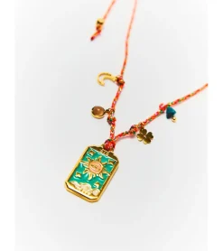 COLLAR CUERDA MULTICOLOR CHARMS