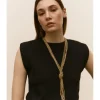 COLLAR LARGO CUENTAS NUDO