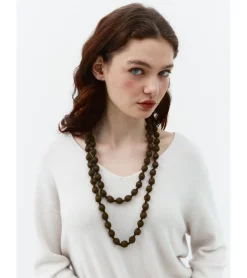 COLLAR SEDA BOLAS
