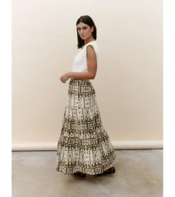FALDA LARGA ESTAMPADA