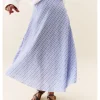 FALDA MIDI RAYAS