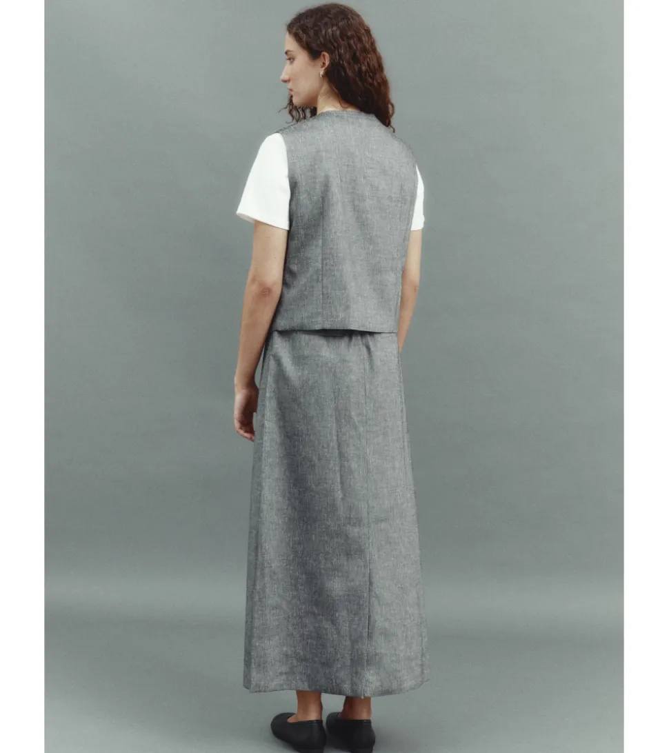 FALDA MIDI SASTRE