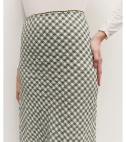 FALDA MIDI VICHY