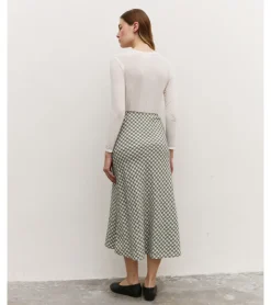 FALDA MIDI VICHY