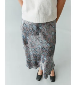 FALDA SATÉN ANIMAL PRINT