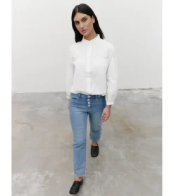 JEANS BOTONES FLOR