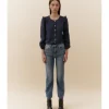 JEANS CROPPED OXFORD